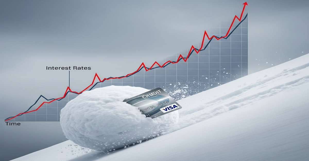 No momento, você está visualizando A Dívida do Cartão de Crédito é uma Bola de Neve? Como Sair do Rotativo